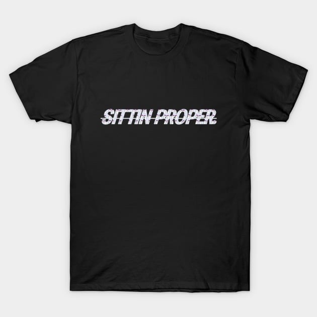 Sittin Proper Double Cup Overlay T-Shirt by Guthridge